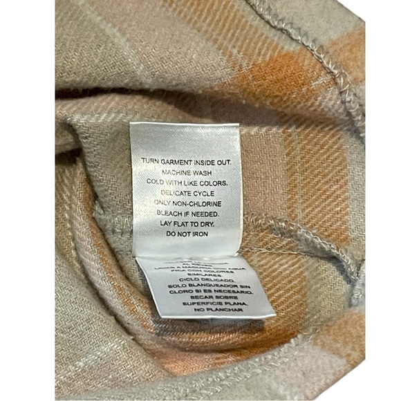 Girls' Star Wars: The Mandalorian Plaid Shacket - Brown/Tan size: Medium - Picture 8 of 10